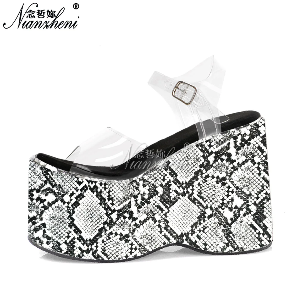 Сексуальные фетиш-сандалии-гладиаторы из змеиной кожи на платформе, 12 см (5 дюймов) высокие каблуки-танкетки, готические, прозрачные, для танцев, летние, сценические
Сексуальные фетиш-сандалии-гладиаторы из змеиной кожи на платформе, 12 см (5 дюймов) высокие каблуки-танкетки, готические, прозрачные, для танцев, летние, сценические