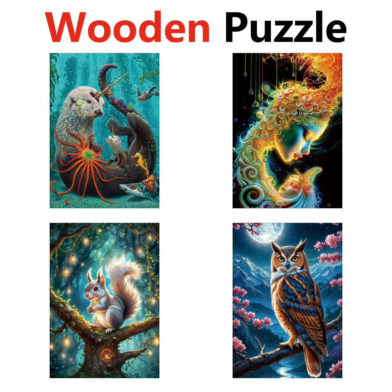 Mouse Squirrel Owl Animal Puzzles High Quality Jigsaw Puzzle Wooden Puzzle Best Christmas Gift
Mouse Squirrel Owl Animal Puzzles High Quality Jigsaw Puzzle Wooden Puzzle Best Christmas Gift
