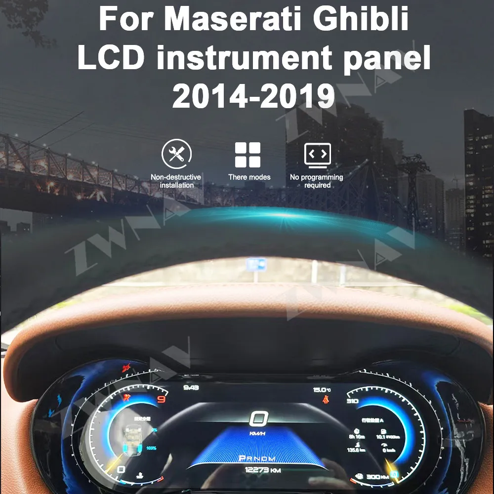 12,3-дюймовый цифровой кластер приборной панели для Maserati Ghibli 2014-2019, полный ЖК-дисплей, приборная панель, кабина, спидометр, датчик Plug-play
12,3-дюймовый цифровой кластер приборной панели для Maserati Ghibli 2014-2019, полный ЖК-дисплей, приборная панель, кабина, спидометр, датчик Plug-play