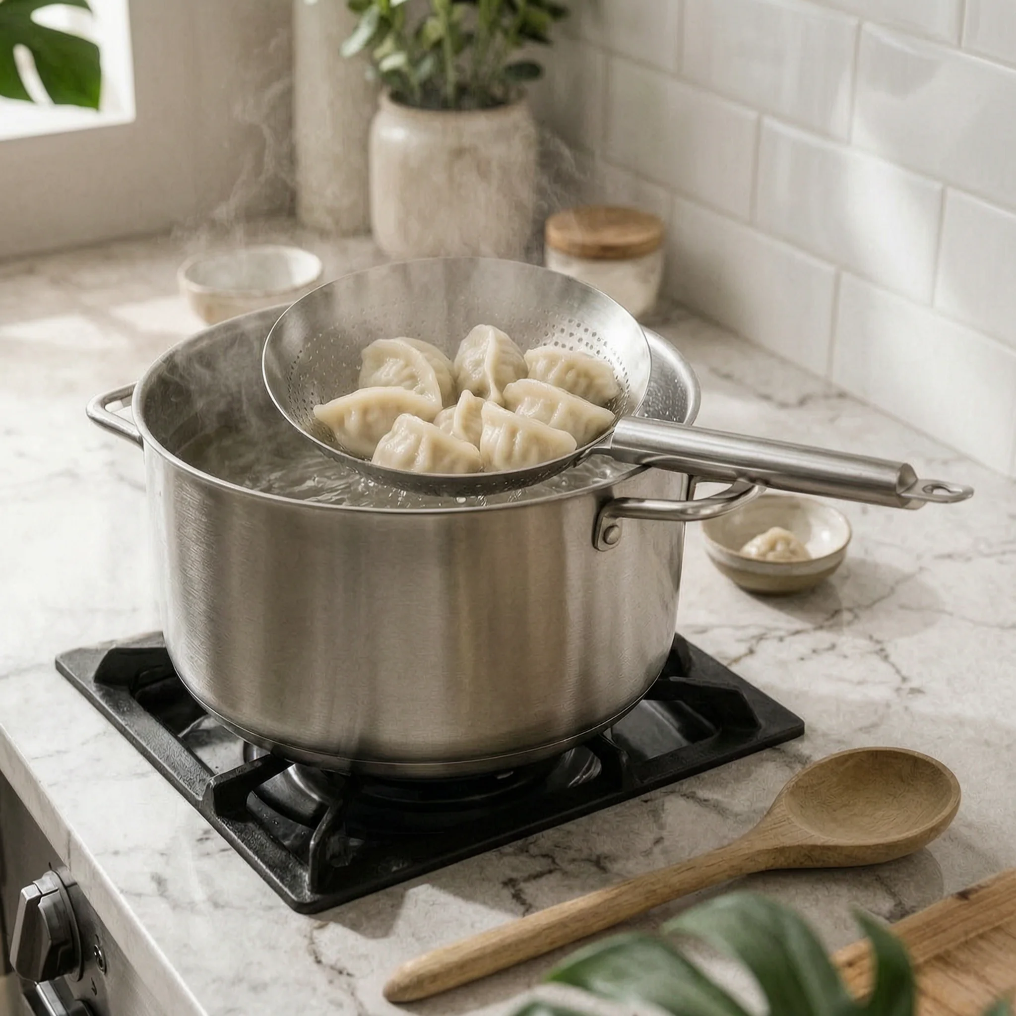 Stainless Steel Skimmer Spoon Sturdy Deep Frying Skimmer Fryer Scoop Easy to Clean Cooking Tool Dishwasher Safe for Boiling
Stainless Steel Skimmer Spoon Sturdy Deep Frying Skimmer Fryer Scoop Easy to Clean Cooking Tool Dishwasher Safe for Boiling