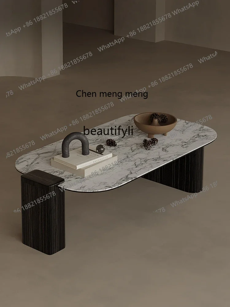 E1001 ss Italian Minimalist Large Apartment Living Room Stone Plate Art Tea Table Modern Rectangular Tea Table
E1001 ss Italian Minimalist Large Apartment Living Room Stone Plate Art Tea Table Modern Rectangular Tea Table