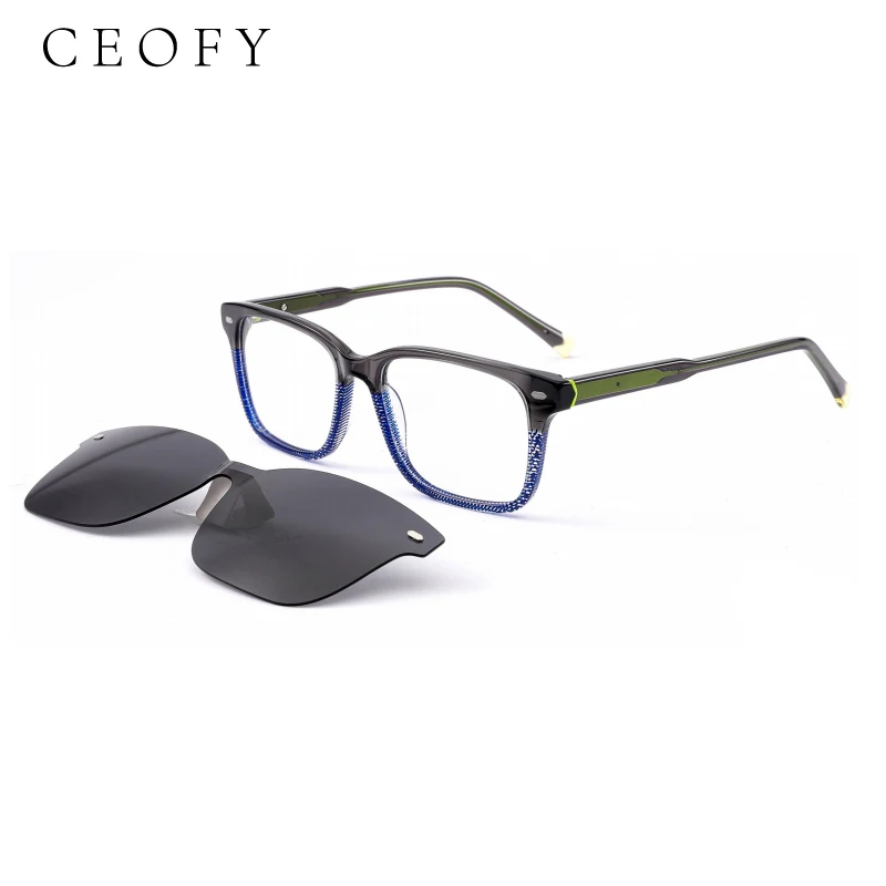 Ceofy Acetate Men Fashion Glasses Frame Optical Myopia Retro Polarized Sunglasses Eyeglasses Frame Big Size Face High Quality
Ceofy Acetate Men Fashion Glasses Frame Optical Myopia Retro Polarized Sunglasses Eyeglasses Frame Big Size Face High Quality