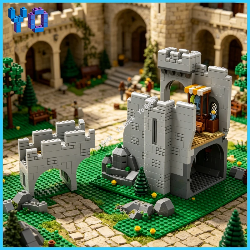 Ancient Castle Bridge Add-on Expansion MOC, Medieval Fortress Passage Extension Blocks, DIY Assembly Toy for Hobby Collection
Ancient Castle Bridge Add-on Expansion MOC, Medieval Fortress Passage Extension Blocks, DIY Assembly Toy for Hobby Collection