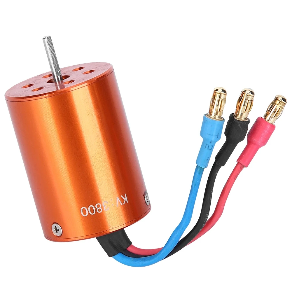3800KV Metal Motor 2838 RC Accessory Fit for 1/12 1/14 RC Car Boat 2.3mm Shaft
3800KV Metal Motor 2838 RC Accessory Fit for 1/12 1/14 RC Car Boat 2.3mm Shaft