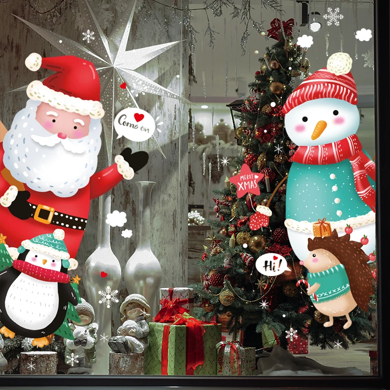 Winter Christmas Glass Film Electrostatic Waterproof Sticker Glass Door Home Decoration Double-Sided Decorative Window Film
Winter Christmas Glass Film Electrostatic Waterproof Sticker Glass Door Home Decoration Double-Sided Decorative Window Film