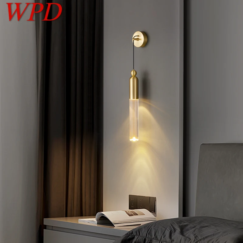 WPD Modern Brass Wall Lighting LED Indoor Gold Sconce Lamp Classic Creative Decor for Home Bedside Hallway
WPD Modern Brass Wall Lighting LED Indoor Gold Sconce Lamp Classic Creative Decor for Home Bedside Hallway
