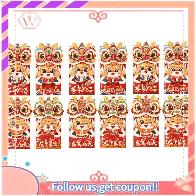 Upgraded 12Pcs Red Envelopes Chinese Red Envelope Lucky Money Envelope Set Chinese New Year Red Envelopes, New Year Red Packet K
Upgraded 12Pcs Red Envelopes Chinese Red Envelope Lucky Money Envelope Set Chinese New Year Red Envelopes, New Year Red Packet K