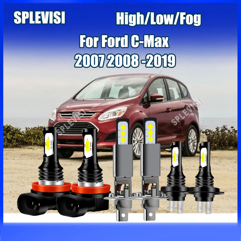 Светодиодные автомобильные фары, противотуманные лампы CSP, замена ламп для Ford C-Max 2007 2008 2009 2010 2011 2012 2013 2014 2015 2016-2019
Светодиодные автомобильные фары, противотуманные лампы CSP, замена ламп для Ford C-Max 2007 2008 2009 2010 2011 2012 2013 2014 2015 2016-2019