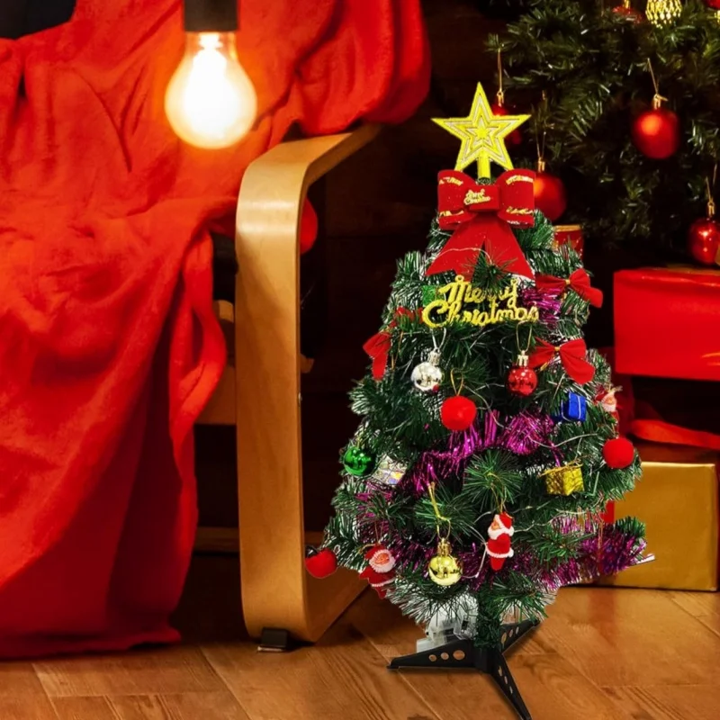 Jesus' Birthday Decoration Simulation Pine Tree, 45cm Dining Table Candlestick Window Ornaments Christmas Tree with Decorations
Jesus' Birthday Decoration Simulation Pine Tree, 45cm Dining Table Candlestick Window Ornaments Christmas Tree with Decorations