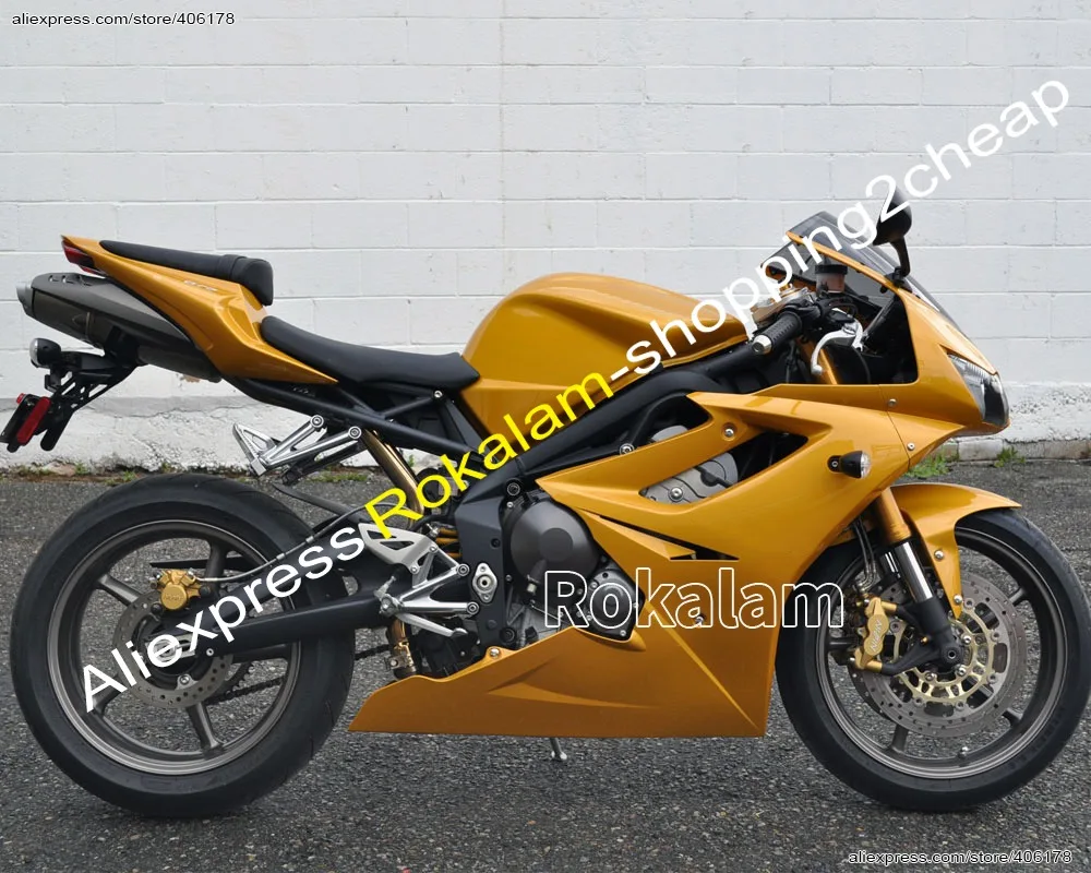 Aftermarket Body Kit For Triumph Daytona 675 2006-2008 Daytona675 06-08 Yellow Motorcycle Fairing (Injection Molding) 
Aftermarket Body Kit For Triumph Daytona 675 2006-2008 Daytona675 06-08 Yellow Motorcycle Fairing (Injection Molding)