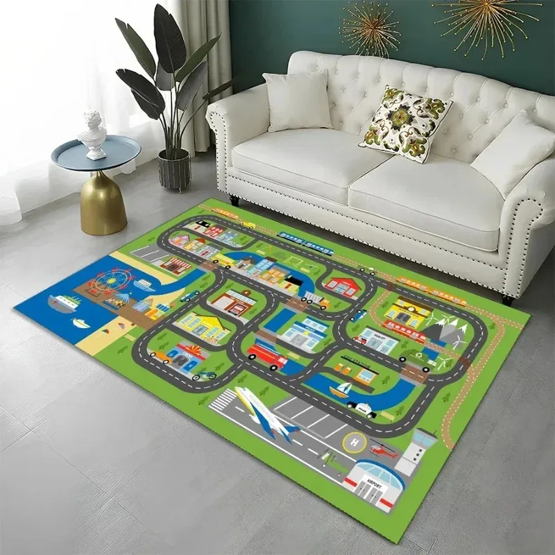 ZYQ25Engaging Highway City Traffic Floor Mat Non-Slip Carpet for Playroom or Living Room Rug for Bedroom Decor Perfect for K8Mn^
ZYQ25Engaging Highway City Traffic Floor Mat Non-Slip Carpet for Playroom or Living Room Rug for Bedroom Decor Perfect for K8Mn^