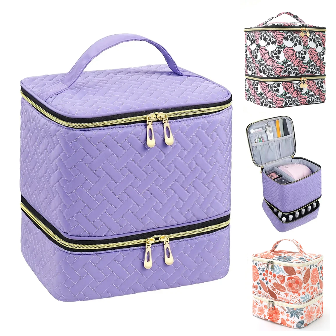 30 Bottles Luxury Portable PU Leather Double-layer Nail Polish Storage Ziplock Box Travel Organizer Essential Oil Storage Bags
30 Bottles Luxury Portable PU Leather Double-layer Nail Polish Storage Ziplock Box Travel Organizer Essential Oil Storage Bags