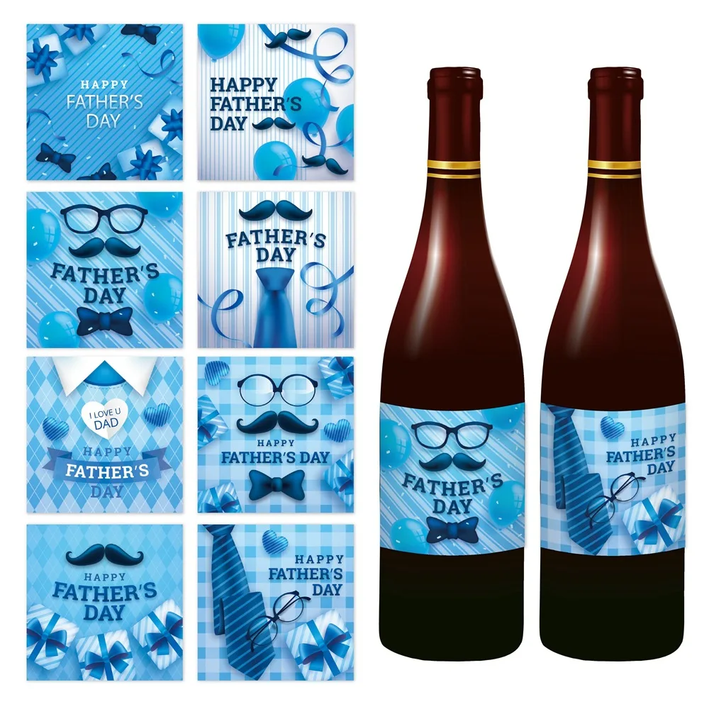 New Happy Fathers Day Wine Bottle Stickers Party DIY Decorations Gift for Anniversary Thanksgiving Party
New Happy Fathers Day Wine Bottle Stickers Party DIY Decorations Gift for Anniversary Thanksgiving Party