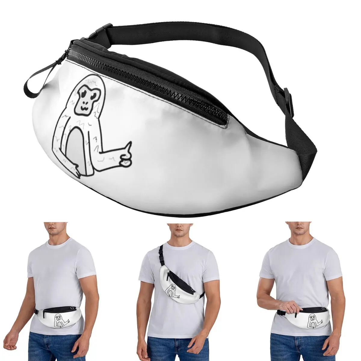 Crossbody Waist Bag Gorilla Tag Pfp Maker Men Women Fanny Pack Traveling Running Money Phone Pouch
Crossbody Waist Bag Gorilla Tag Pfp Maker Men Women Fanny Pack Traveling Running Money Phone Pouch