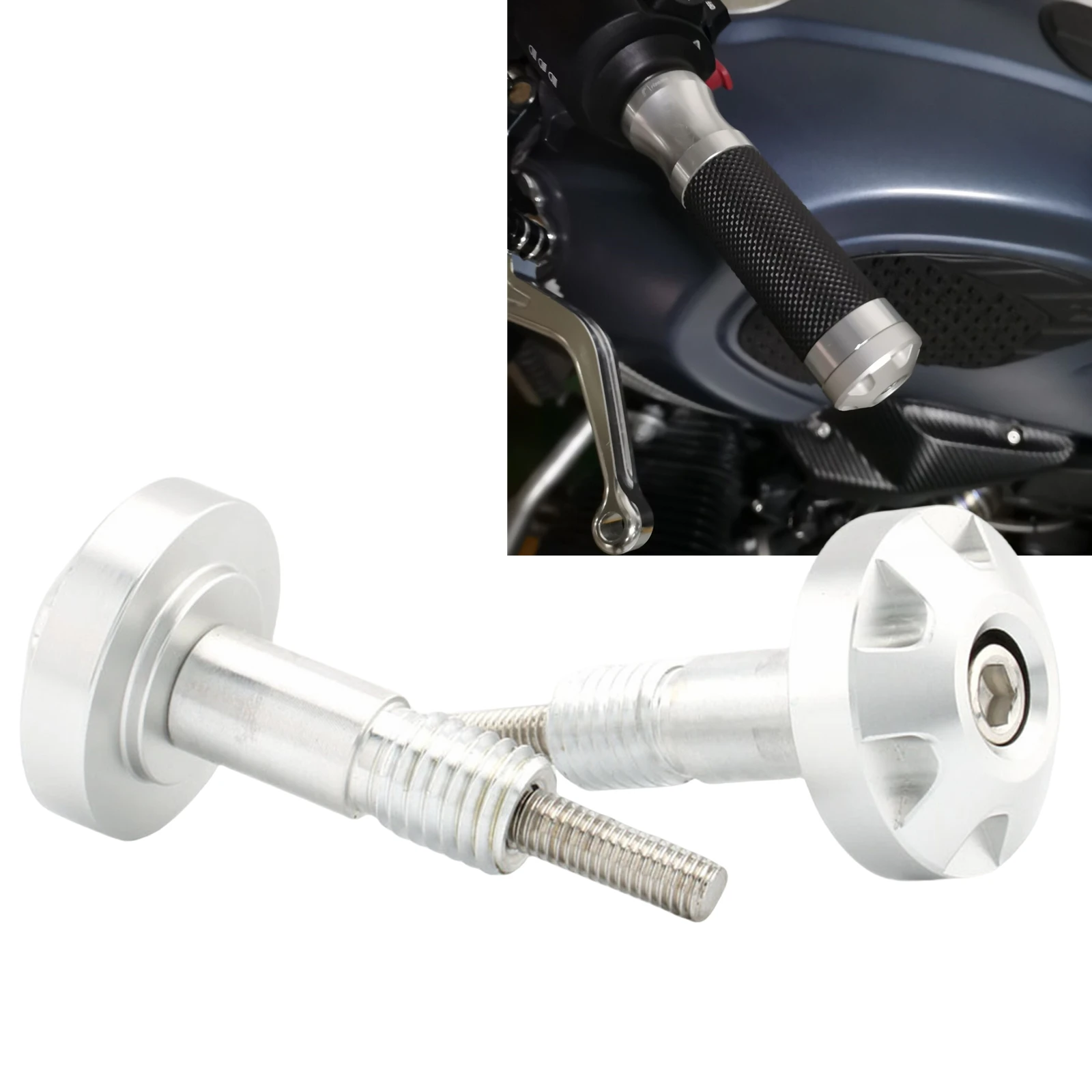 For BMW R18/ R18 Classic RnineT/ RnineT Pure/Racer/Scrambler/Urban G S Motorcycle Handlebar Hand Grip Ends Caps BM-DT-217H
For BMW R18/ R18 Classic RnineT/ RnineT Pure/Racer/Scrambler/Urban G S Motorcycle Handlebar Hand Grip Ends Caps BM-DT-217H