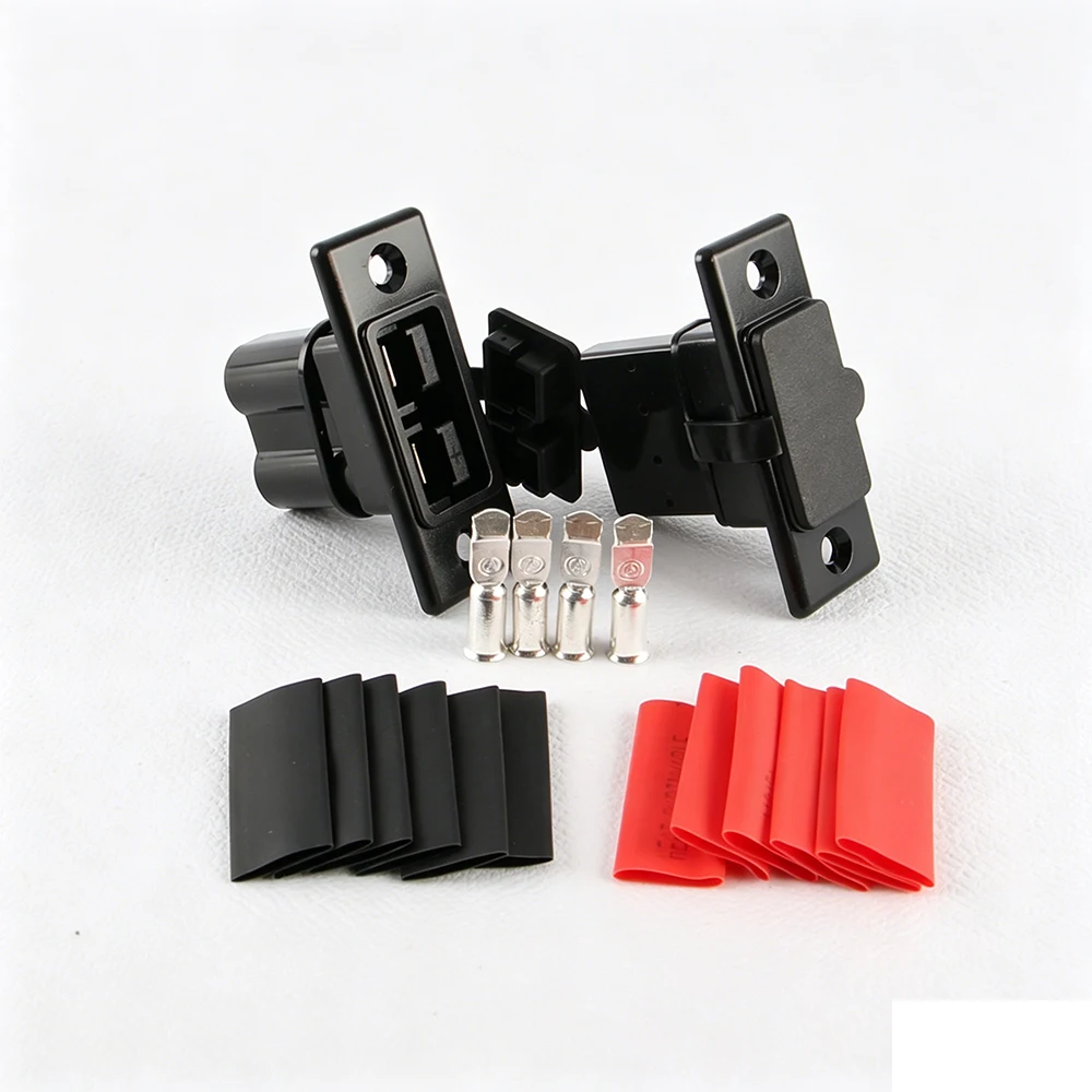 50A Battery Quick Connect/Disconnect with Mounting Panel, 6-12 Gauge Jumper Cable Plug Connector Kit for Car, Winch
50A Battery Quick Connect/Disconnect with Mounting Panel, 6-12 Gauge Jumper Cable Plug Connector Kit for Car, Winch