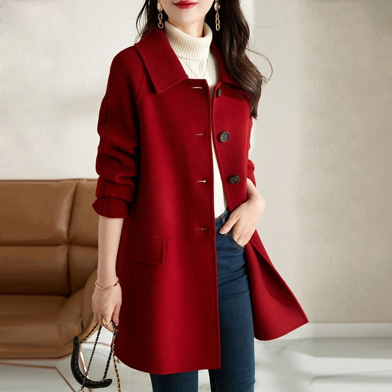 Women's 2025 New Arrival Autumn Winter Wool Coat Stylish Camel Color Trench Korean Fashion Soft Woolen Overcoat Chic Versatile
Women's 2025 New Arrival Autumn Winter Wool Coat Stylish Camel Color Trench Korean Fashion Soft Woolen Overcoat Chic Versatile