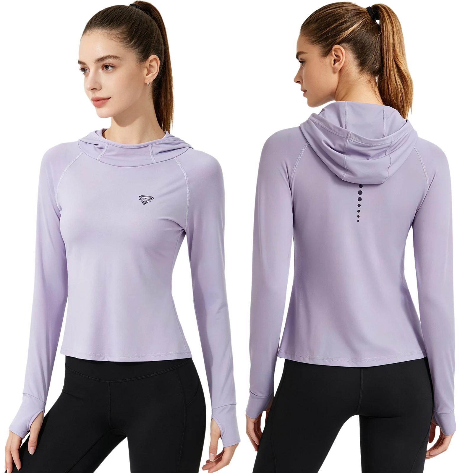 Women's Sun Protection Outdoor Hooded T-shirt Long Sleeve Quick Dry Breathable for Exercise Running Cycling Outdoor Sports
Women's Sun Protection Outdoor Hooded T-shirt Long Sleeve Quick Dry Breathable for Exercise Running Cycling Outdoor Sports