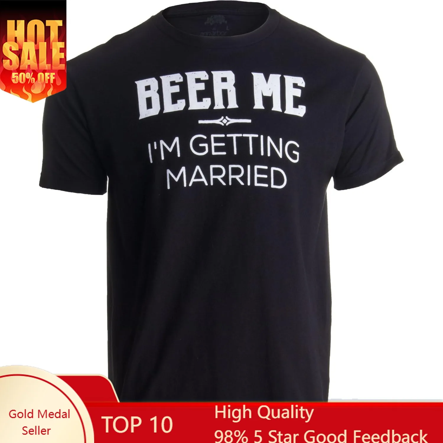 Ann Arbor T-shirt Co. Men's Beer Me I'm Getting Married Bachelor Party T-Shirt
Ann Arbor T-shirt Co. Men's Beer Me I'm Getting Married Bachelor Party T-Shirt