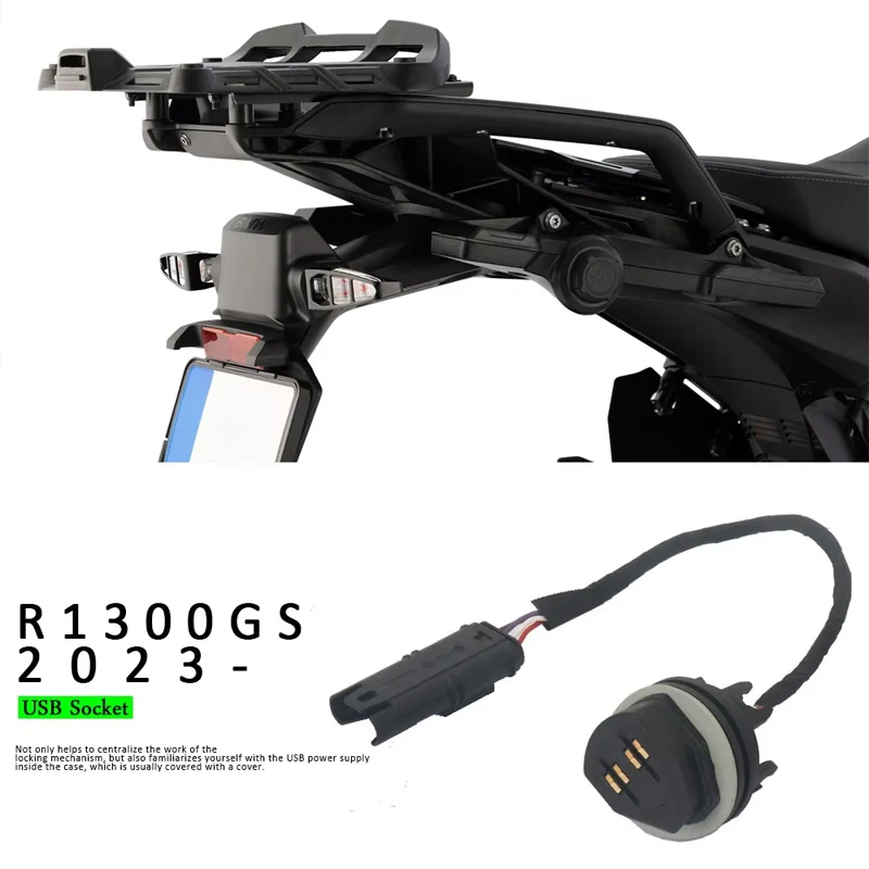 For BMW GS 1300 R 1300 GS Motorcycle Accessories Charger Power Adapter Plug Socket Pannier Rack Set R1300GS 2023 2024 2025 
For BMW GS 1300 R 1300 GS Motorcycle Accessories Charger Power Adapter Plug Socket Pannier Rack Set R1300GS 2023 2024 2025