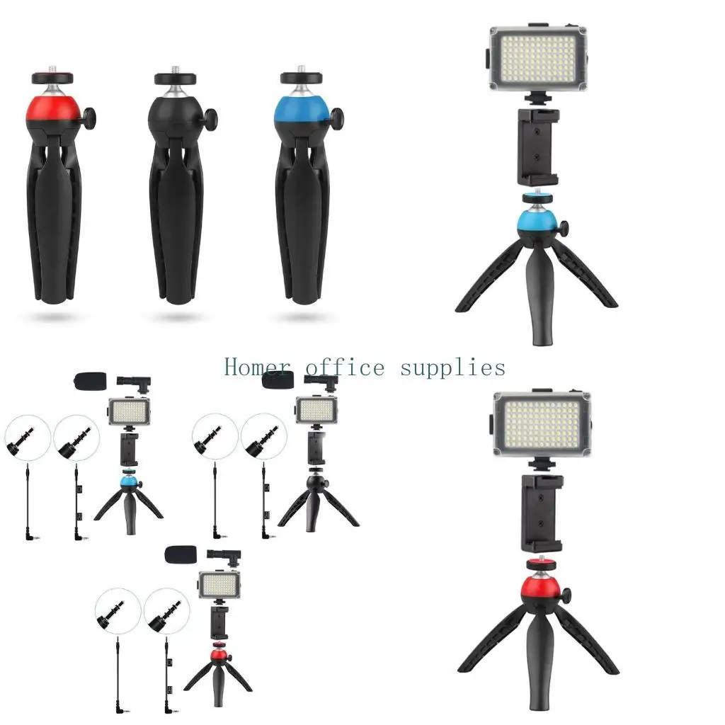 K43B Phone Tripod Stand Phone Holder and Blue-tooth Remote for Video Recording Travel Beauty Phone Stand Microphone
K43B Phone Tripod Stand Phone Holder and Blue-tooth Remote for Video Recording Travel Beauty Phone Stand Microphone