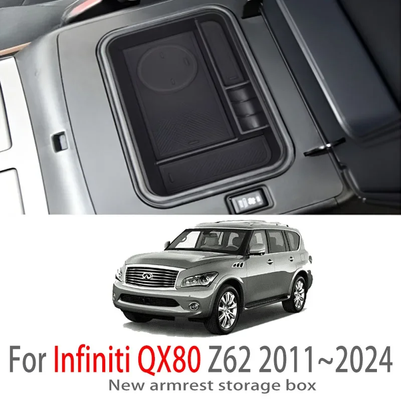 Автозапчасти, подходящие для Infiniti QX80 Z62 2011 ~ 2024, подлокотник для центральной консоли автомобиля, ящик для хранения, многофункциональные аксессуары для интерьера
Автозапчасти, подходящие для Infiniti QX80 Z62 2011 ~ 2024, подлокотник для центральной консоли автомобиля, ящик для хранения, многофункциональные аксессуары для интерьера