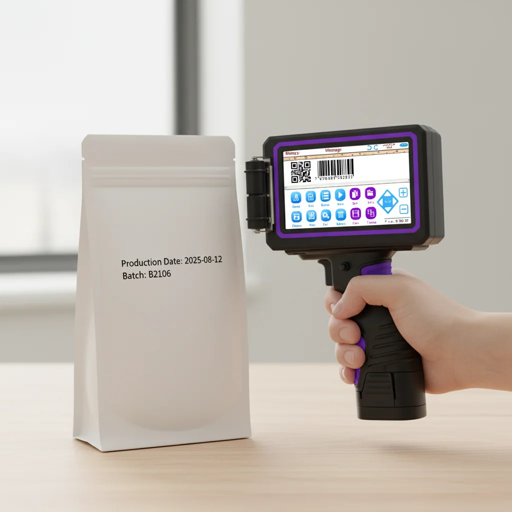 Handy Plastic Metal Ink Jet Printer Gun for EXP MGF Date Batch Code Logo Counter Text On bags
Handy Plastic Metal Ink Jet Printer Gun for EXP MGF Date Batch Code Logo Counter Text On bags
