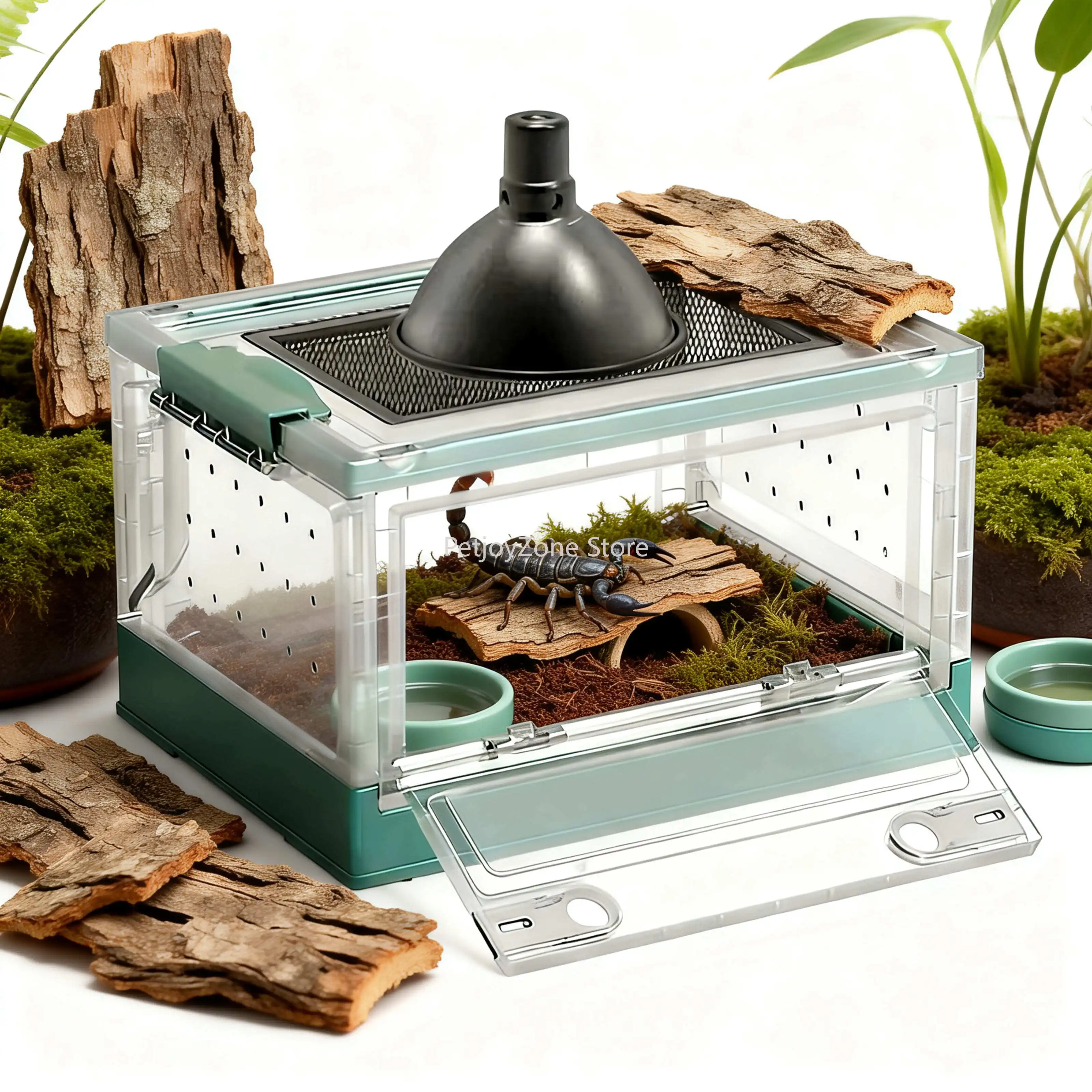 Eco-Friendly New Arrival Foldable Reptile Terrarium With Screen Ventilation Feeding Box ABS Acrylic For Spider Lizard
Eco-Friendly New Arrival Foldable Reptile Terrarium With Screen Ventilation Feeding Box ABS Acrylic For Spider Lizard