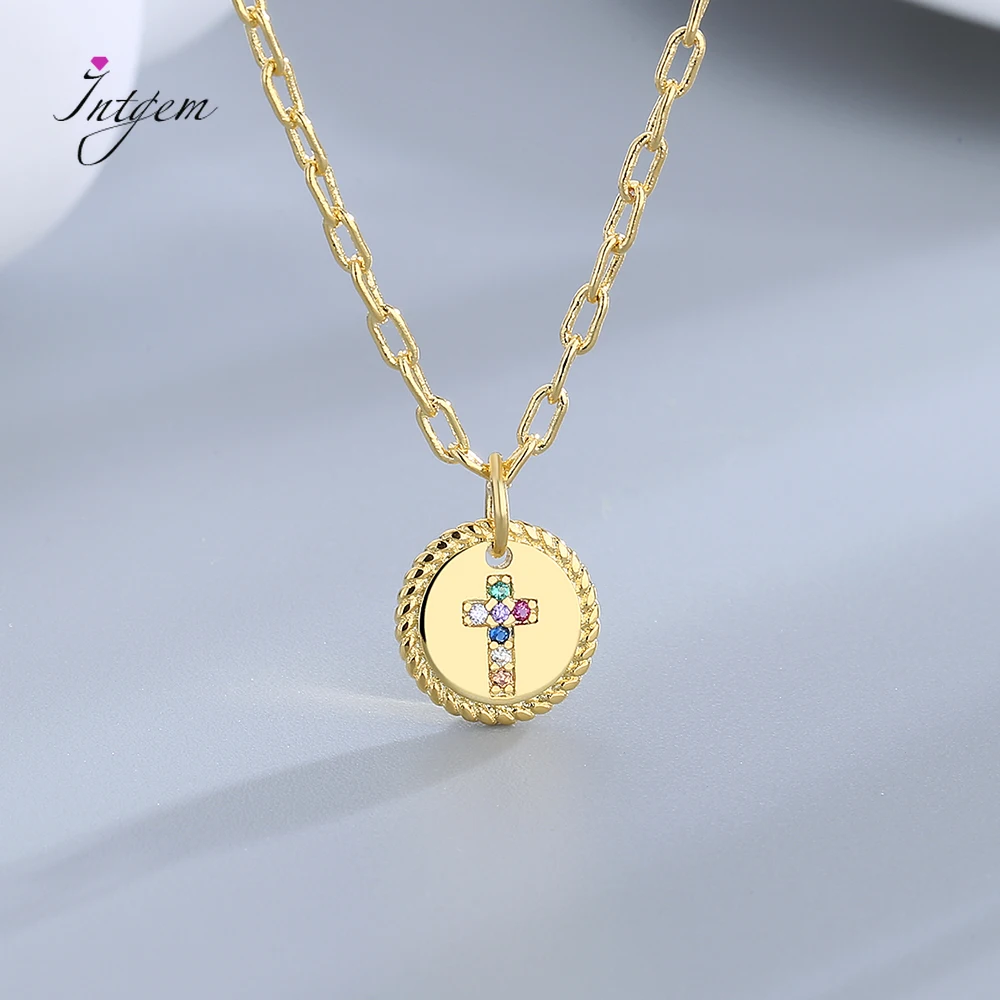 S925 Silver Round Cross Necklace Pendant Fashion Classic Chain For Women Ladies Party Anniversary Daily Jewelry Gifts Wholesale
S925 Silver Round Cross Necklace Pendant Fashion Classic Chain For Women Ladies Party Anniversary Daily Jewelry Gifts Wholesale