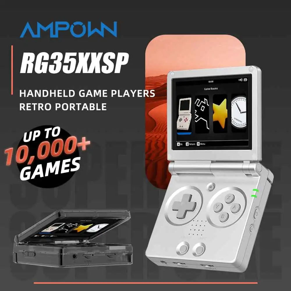 Игровая консоль ANBERNIC RG35XXSP Hall Magnetic Flip Retro с 3,5-дюймовым OCA IPS-экраном, процессором H700, Linux, аккумулятором 3300 мАч, вибромотором, выходом HDMI, в подарок.
Игровая консоль ANBERNIC RG35XXSP Hall Magnetic Flip Retro с 3,5-дюймовым OCA IPS-экраном, процессором H700, Linux, аккумулятором 3300 мАч, вибромотором, выходом HDMI, в подарок.