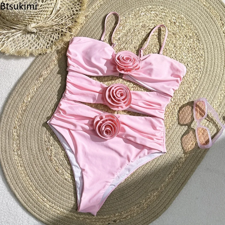 Sexy Solid Color 3D Flower Swimwear Women One Piece Swimsuits Female Cut Out Monokini Bathing Suit Swimming Wear Women Bathers
Sexy Solid Color 3D Flower Swimwear Women One Piece Swimsuits Female Cut Out Monokini Bathing Suit Swimming Wear Women Bathers