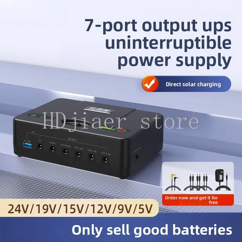 Multifunctional 42000mAh Backup Lithium Battery: 12V/24V/5V-19V UPS for Router/Optical Modem/LED Lights
Multifunctional 42000mAh Backup Lithium Battery: 12V/24V/5V-19V UPS for Router/Optical Modem/LED Lights