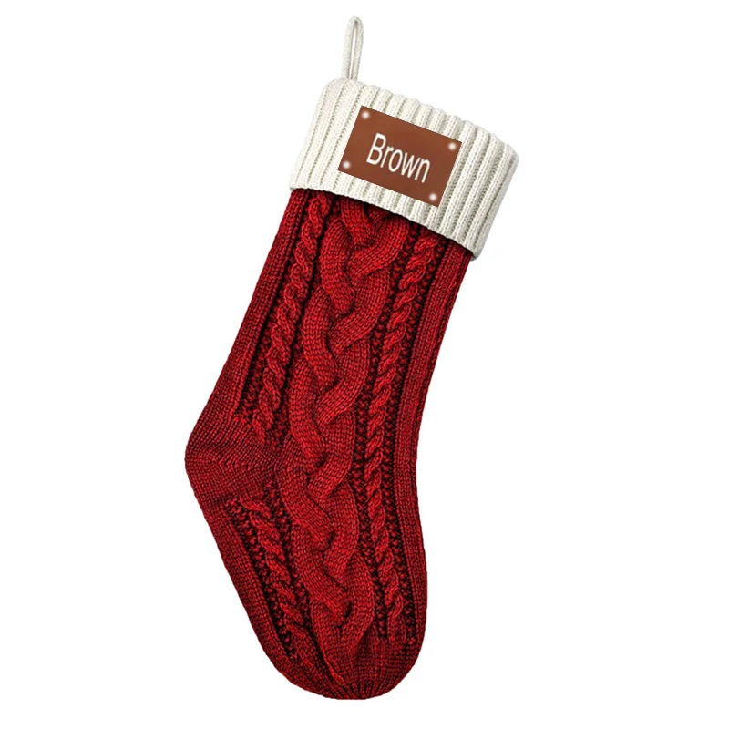 Merry Christmas Custom Name Handmade Knitted Christmas Stocking Kid's New Year Apple \Candy Bags Personalized Name Santa Socks
Merry Christmas Custom Name Handmade Knitted Christmas Stocking Kid's New Year Apple \Candy Bags Personalized Name Santa Socks