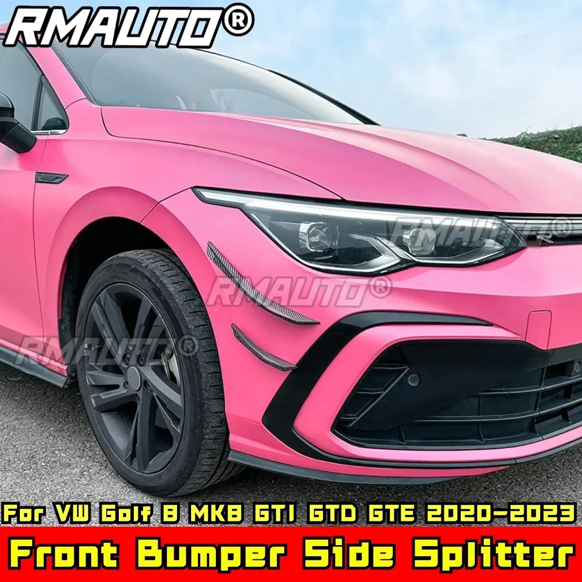 For VW Golf 8 MK8 GTI GTD GTE 2020-2023 Body Kit Front Bumper Side Splitter Carbon Fiber Look Sport Style Car Accessories
For VW Golf 8 MK8 GTI GTD GTE 2020-2023 Body Kit Front Bumper Side Splitter Carbon Fiber Look Sport Style Car Accessories
