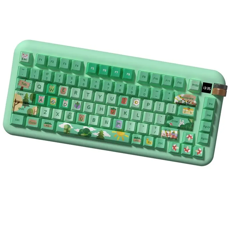 Forest party original theme keycaps, original height five-sided sublimation keyboard cap split space
Forest party original theme keycaps, original height five-sided sublimation keyboard cap split space