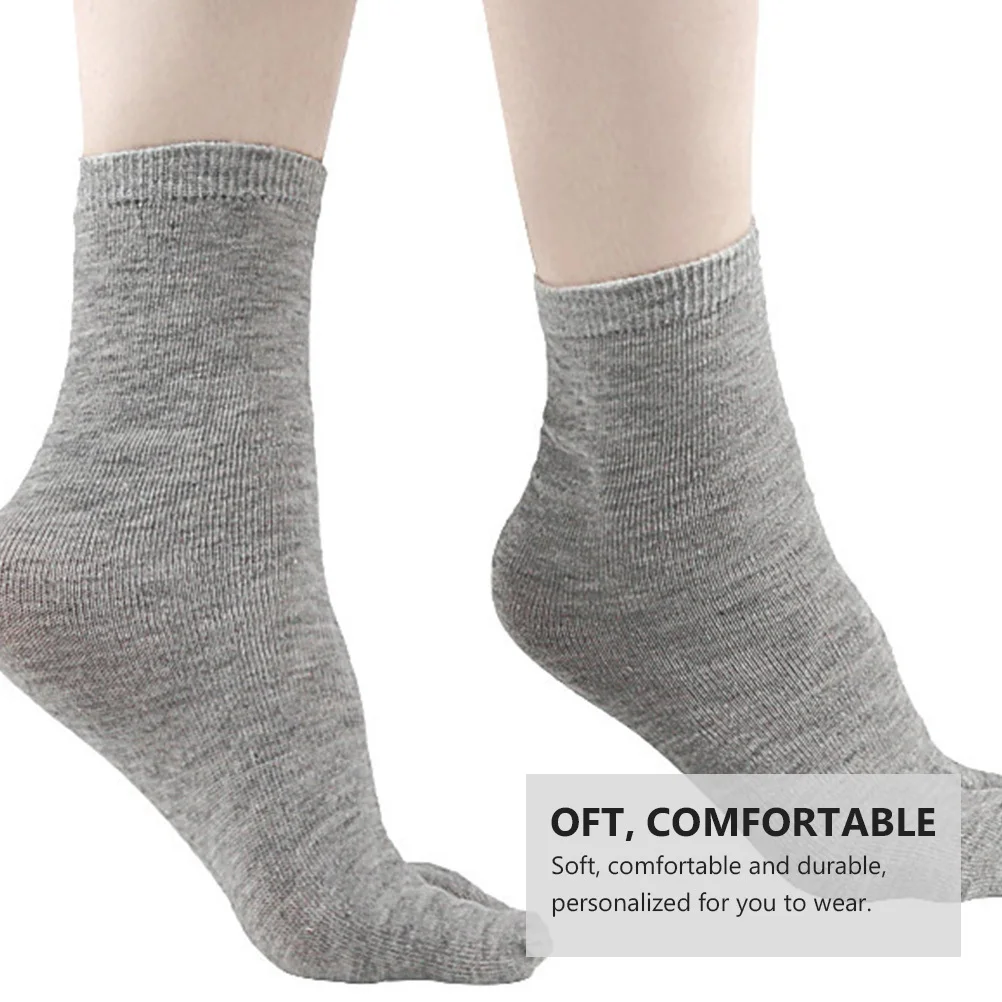 3Pairs Breathable Cotton Blend Wooden Clog Socks Sweat Absorbent Comfortable Toe Flop Socks Men Women Unisex Black 
3Pairs Breathable Cotton Blend Wooden Clog Socks Sweat Absorbent Comfortable Toe Flop Socks Men Women Unisex Black