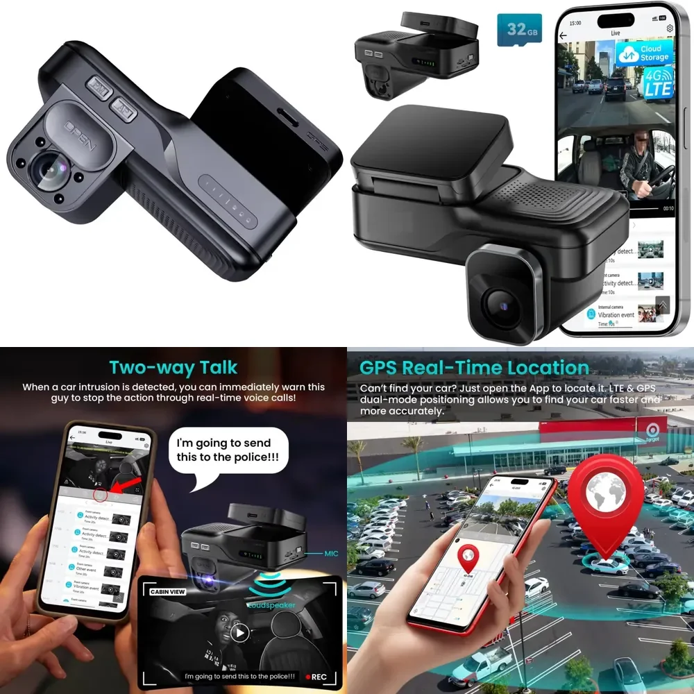 Smart 4G Car Video Recorder With Dual 1080P Front Cameras 24hr Parking WiFi Remote Access 1-Year Warranty-Relee
Smart 4G Car Video Recorder With Dual 1080P Front Cameras 24hr Parking WiFi Remote Access 1-Year Warranty-Relee