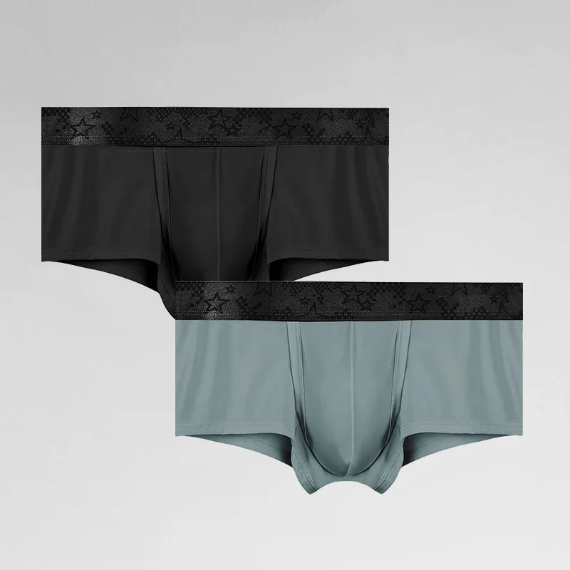 Мужские трусы из 3 предметов, летние тонкие трусы из ледяного шелка для мальчиков, шорты-боксеры с разрезом на пуговицах и варикозным расширением
Мужские трусы из 3 предметов, летние тонкие трусы из ледяного шелка для мальчиков, шорты-боксеры с разрезом на пуговицах и варикозным расширением