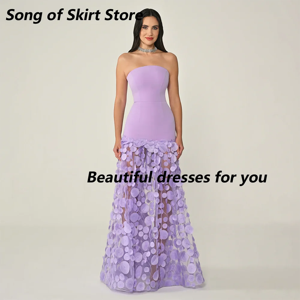 Fashion Evening Dress Customized Strapless A Line Exquisite Flowrs Long Prom Gowns Sexy Backless Girls Party Dress 2025
Fashion Evening Dress Customized Strapless A Line Exquisite Flowrs Long Prom Gowns Sexy Backless Girls Party Dress 2025