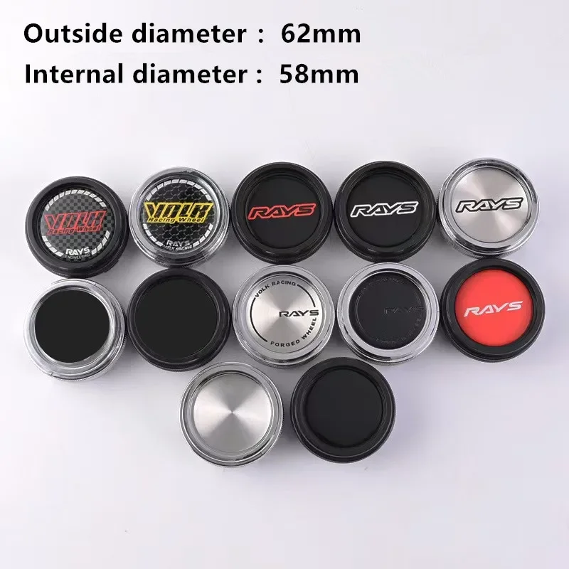 4pcs 56mm 62mm Rays Racing Car Wheel Center Cap Hubs Auto Styling Rims Dust Proof Hubcaps Cover Emblem
4pcs 56mm 62mm Rays Racing Car Wheel Center Cap Hubs Auto Styling Rims Dust Proof Hubcaps Cover Emblem