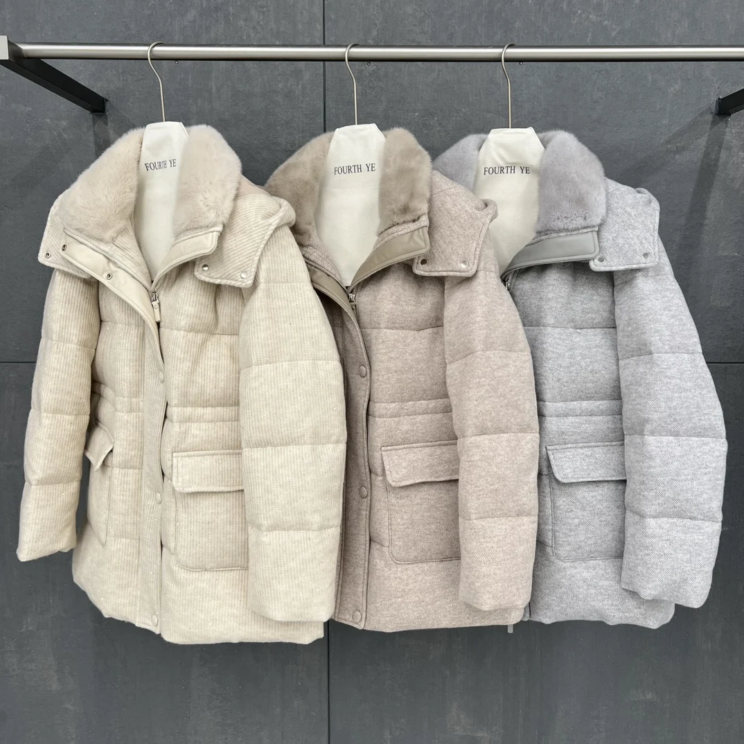 2025 зимняя молодая стильная куртка с норковым воротником, белый гусиный пух, женская средняя и длинная теплая шуба с капюшоном 
2025 зимняя молодая стильная куртка с норковым воротником, белый гусиный пух, женская средняя и длинная теплая шуба с капюшоном