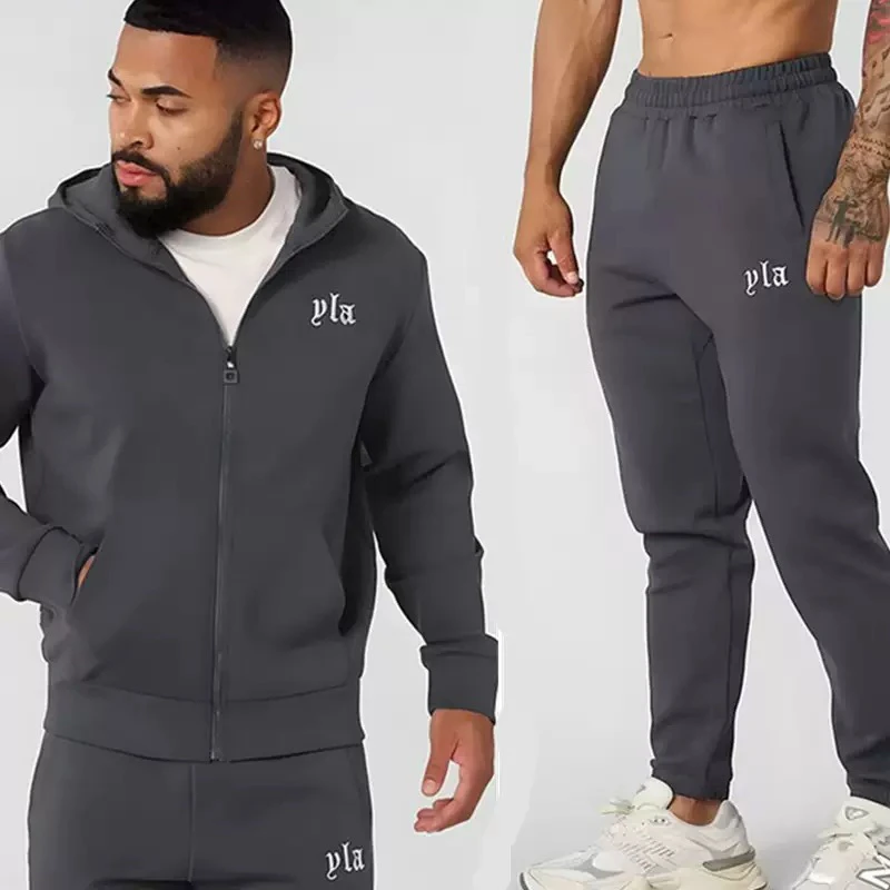 New Men's Fitn Clothing Set Running Night Training Casual Sweater Long Sve Cotton Pants Spring Season Youth Faion
New Men's Fitn Clothing Set Running Night Training Casual Sweater Long Sve Cotton Pants Spring Season Youth Faion
