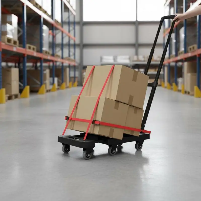 Collapsible Platform Dolly 18.5x12x3.6 Inches For Airport Travel Moving Luggage Office 500 lbs Capacity 6 Wheels Expandable Base 2 Elastic Ropes Black
Collapsible Platform Dolly 18.5x12x3.6 Inches For Airport Travel Moving Luggage Office 500 lbs Capacity 6 Wheels Expandable Base 2 Elastic Ropes Black