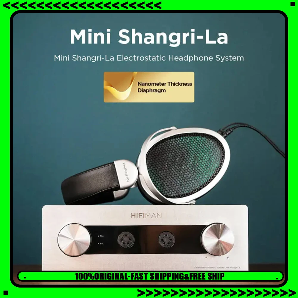HIFIMAN Mini Shangri-La электростатические нанометровые диафрагмы для наушников и усилителя
HIFIMAN Mini Shangri-La электростатические нанометровые диафрагмы для наушников и усилителя