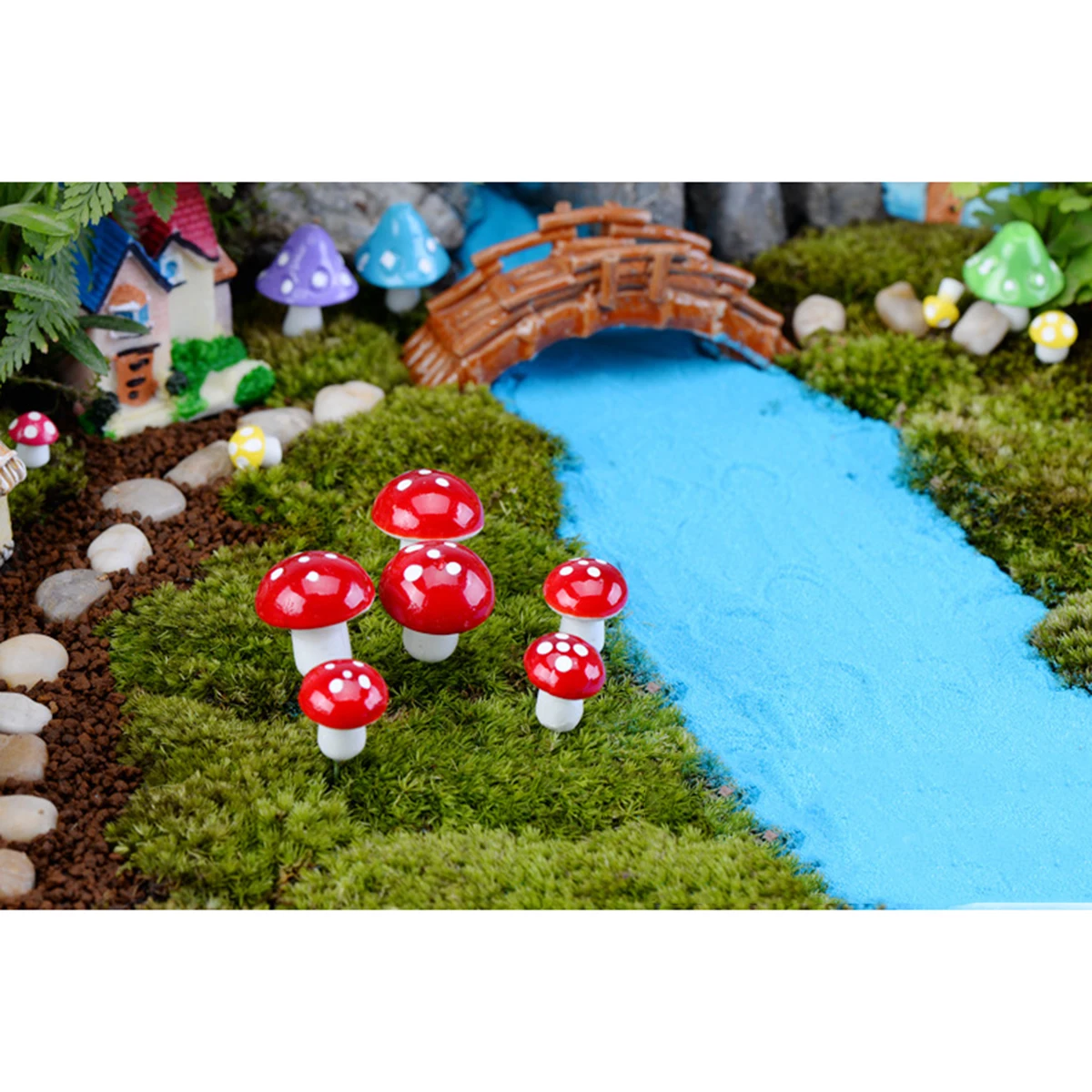 20pcs Miniature Mushrooms For Fairy Decor Colorful Garden Sculptures Terrarium Succulent Pots Micro Garden Gift Kids Friends
20pcs Miniature Mushrooms For Fairy Decor Colorful Garden Sculptures Terrarium Succulent Pots Micro Garden Gift Kids Friends