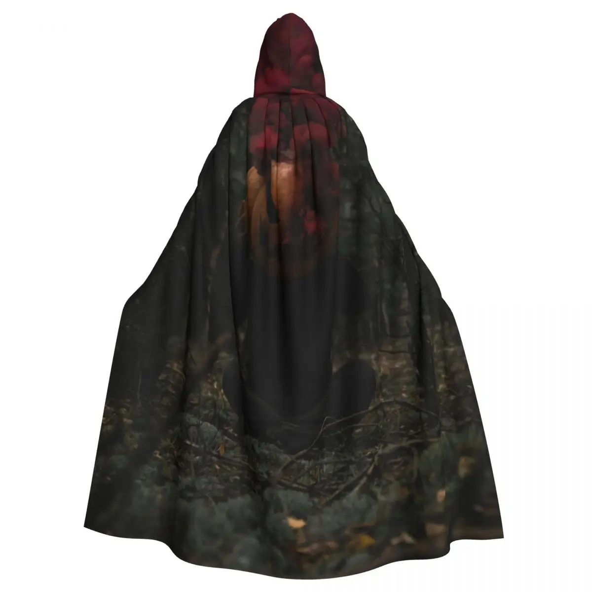 Black and Red Halloween Cloak for Horror and Thriller-Themed Events Unisex Adult Cloak with Hood Long Witch Costume Cosplay
Black and Red Halloween Cloak for Horror and Thriller-Themed Events Unisex Adult Cloak with Hood Long Witch Costume Cosplay