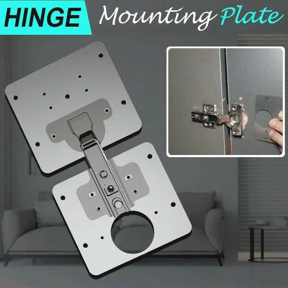 Cabinet Door Hinge Repair Plate Kit Steel Furniture Wardrobe Hinge Mounting Plate with Screw Flat Fixing Bracket Tools 
Cabinet Door Hinge Repair Plate Kit Steel Furniture Wardrobe Hinge Mounting Plate with Screw Flat Fixing Bracket Tools