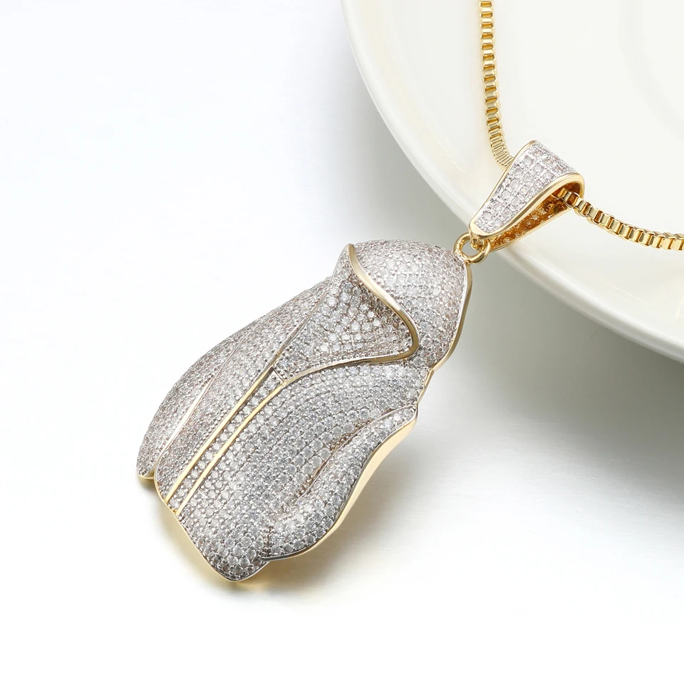 VANAXIN Fashion Hoodie pendant 14K Gold Plated Hip Hop Necklace for Men Streetwear Cubic Zirconia Accessory Rappers
VANAXIN Fashion Hoodie pendant 14K Gold Plated Hip Hop Necklace for Men Streetwear Cubic Zirconia Accessory Rappers