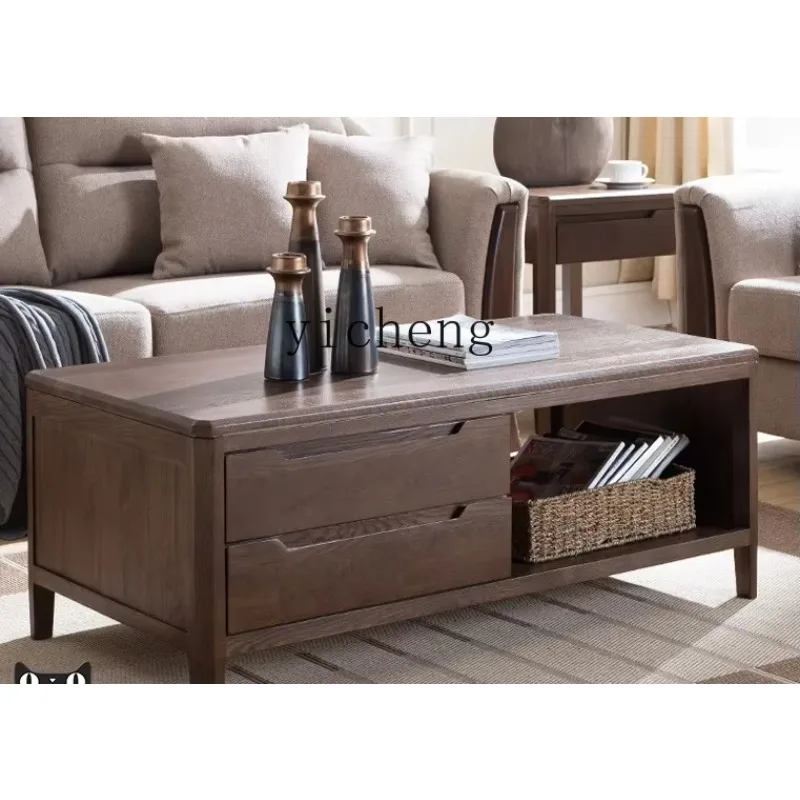 Furniture All Solid Wood Tea Table North American Oak Coffee Side Four Drawers Tea Table
Furniture All Solid Wood Tea Table North American Oak Coffee Side Four Drawers Tea Table