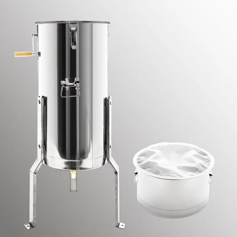 Household integrated honey shaker filter honey shaker manual 304 stainless steel with bracket shaker honey bucket machine
Household integrated honey shaker filter honey shaker manual 304 stainless steel with bracket shaker honey bucket machine